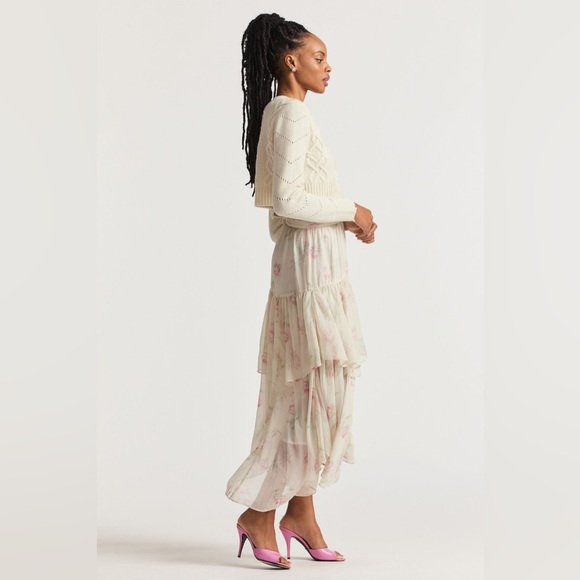 LoveShackFancy ~ Alex Midi Skirt - Picture 4 of 10